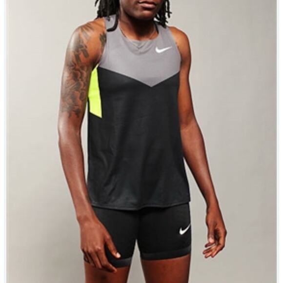 Nike Racing Brittney Reese Pro Women’s Top Tank Crew neck Running Sz M NEW - Picture 1 of 10